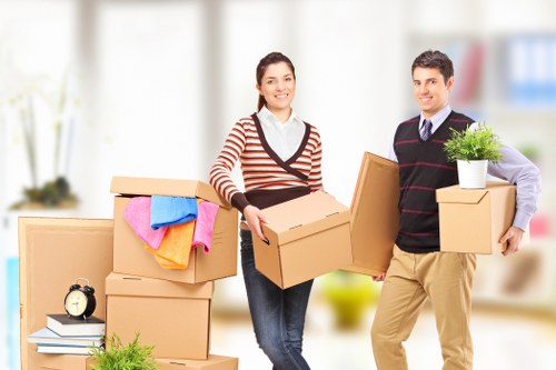 Retail stock and fixtures organised for commercial relocation