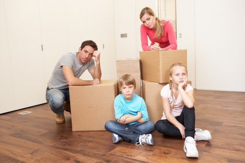 Local removal team handling packing and furniture transport