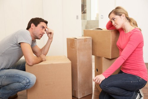 Checklist and packing supplies for a move in Clapton